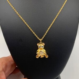Kate spade Oh what fun Teddy Bear Necklace